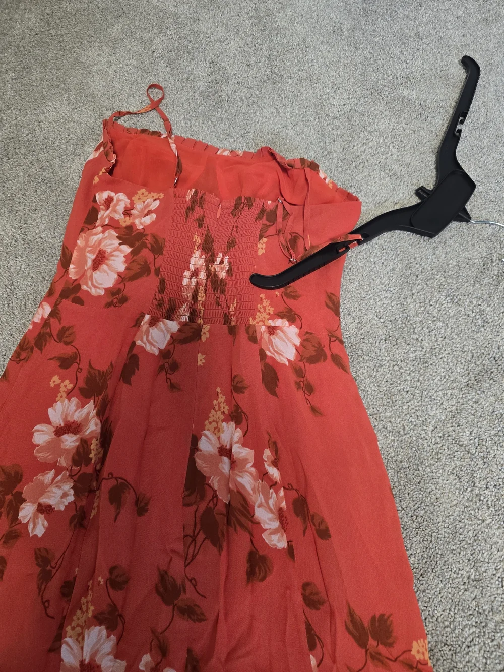 NWT Reformation Aiko Floral Pleated Hem Bustier Slipdress Size 6 - Picture 7 of 11